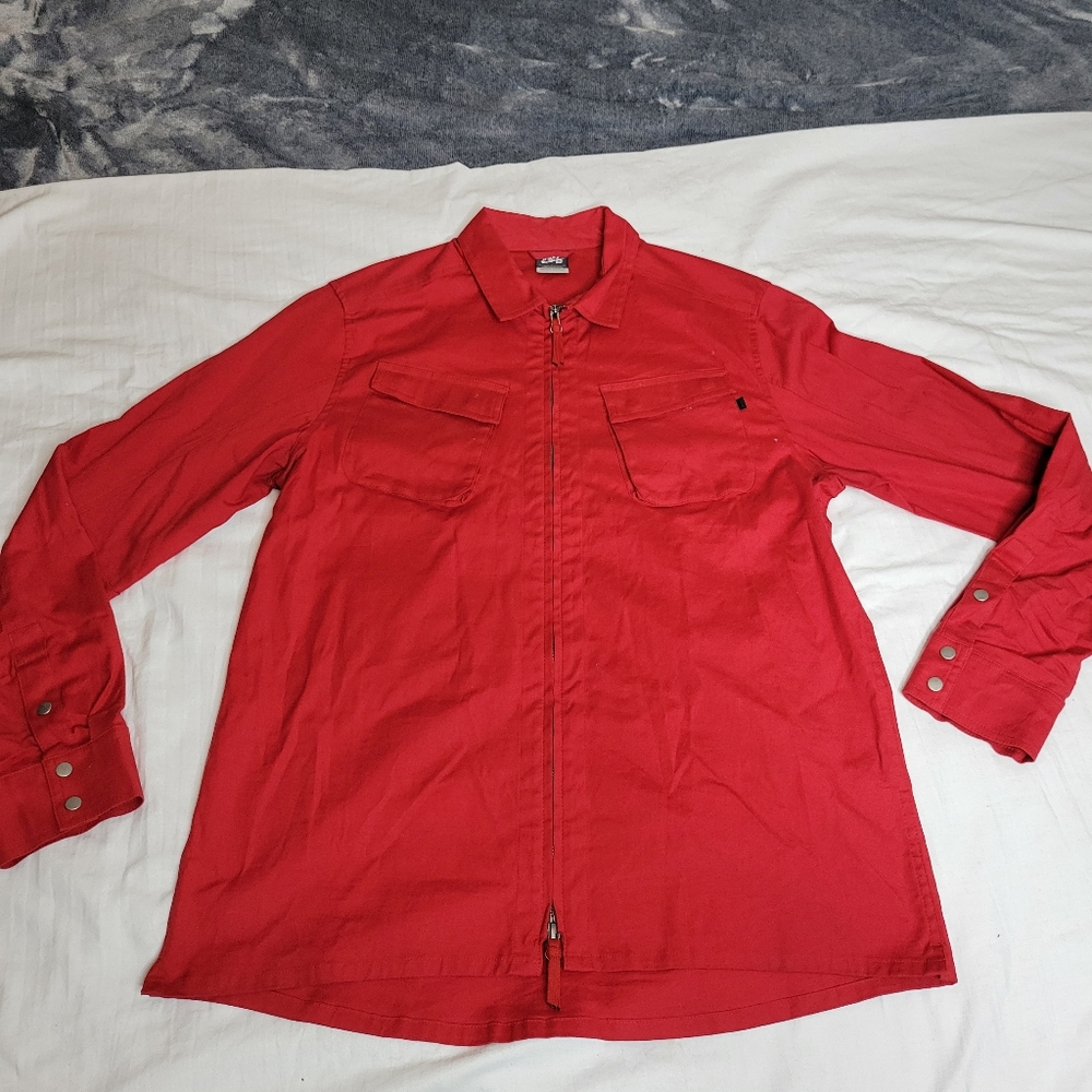 Nike sb skateboarding zip up shirt jacket